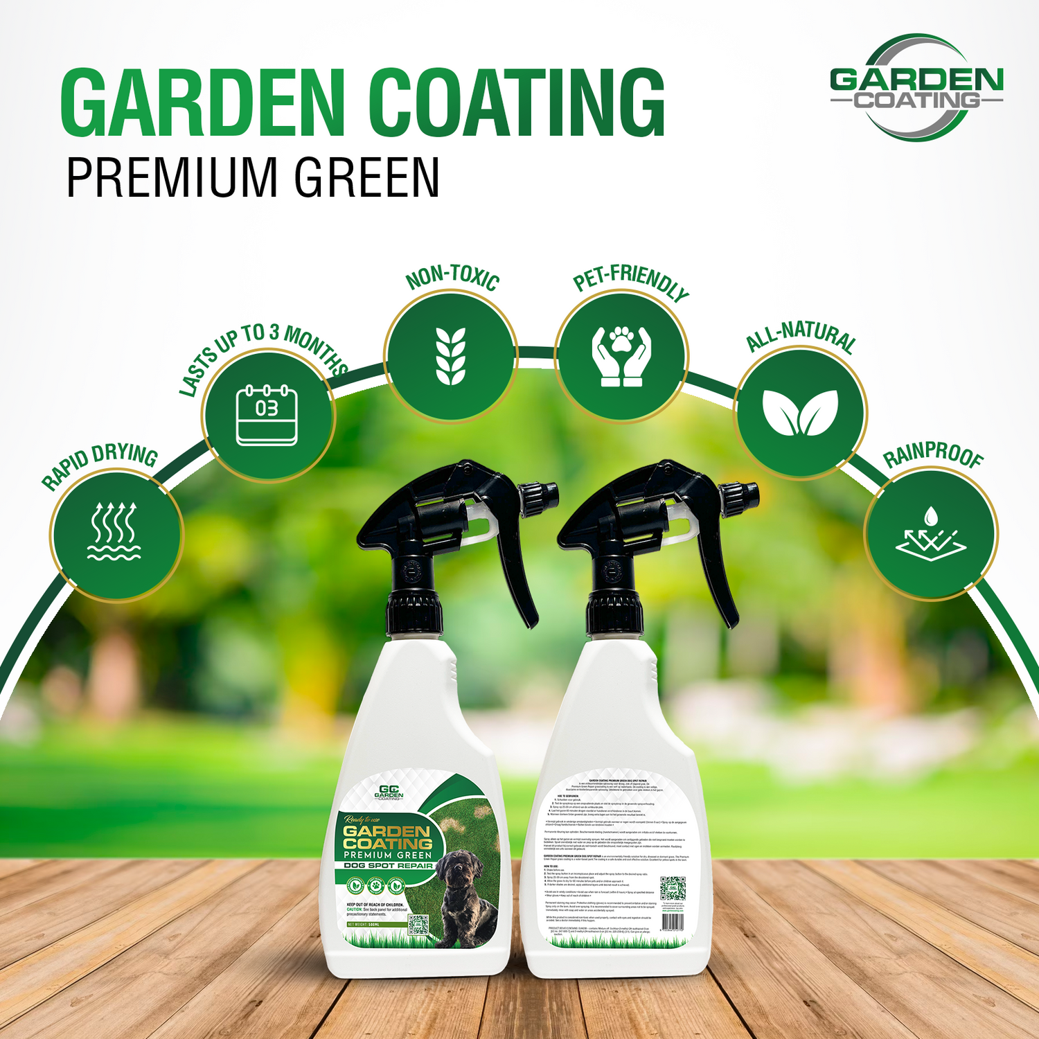 Garden Coating Dog spot repair Ready to use grasverf 500 ml