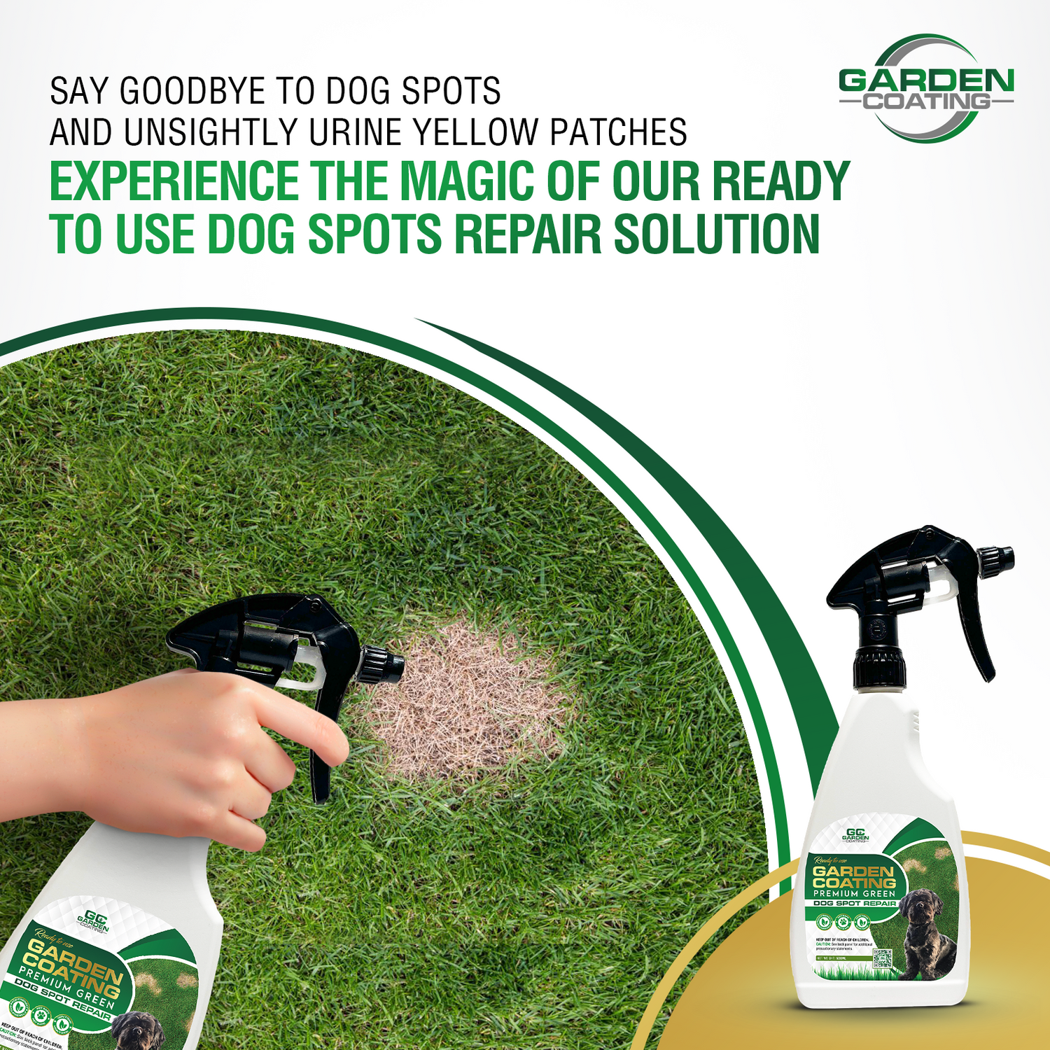 Garden Coating Dog spot repair Ready to use grasverf 500 ml