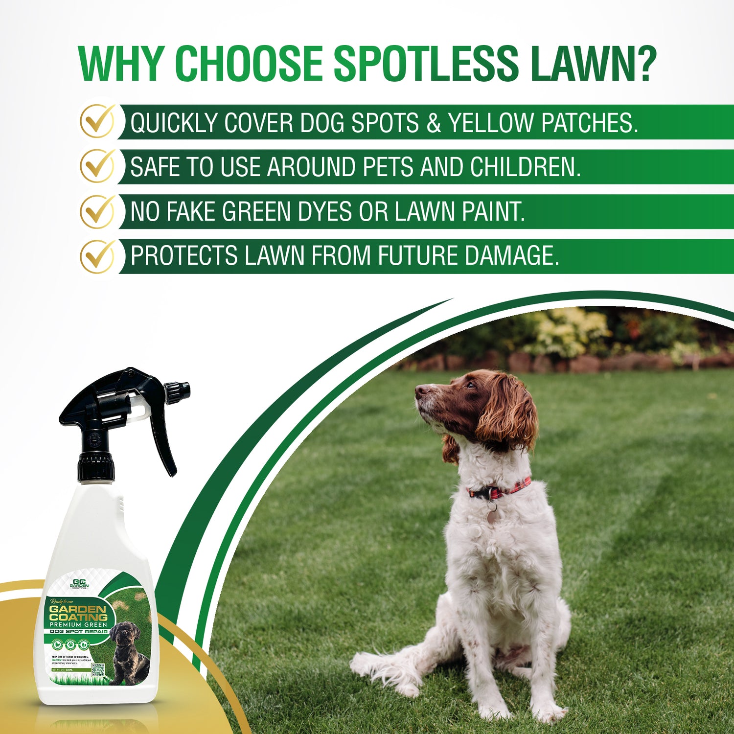 Garden Coating Dog spot repair Ready to use grasverf 500 ml