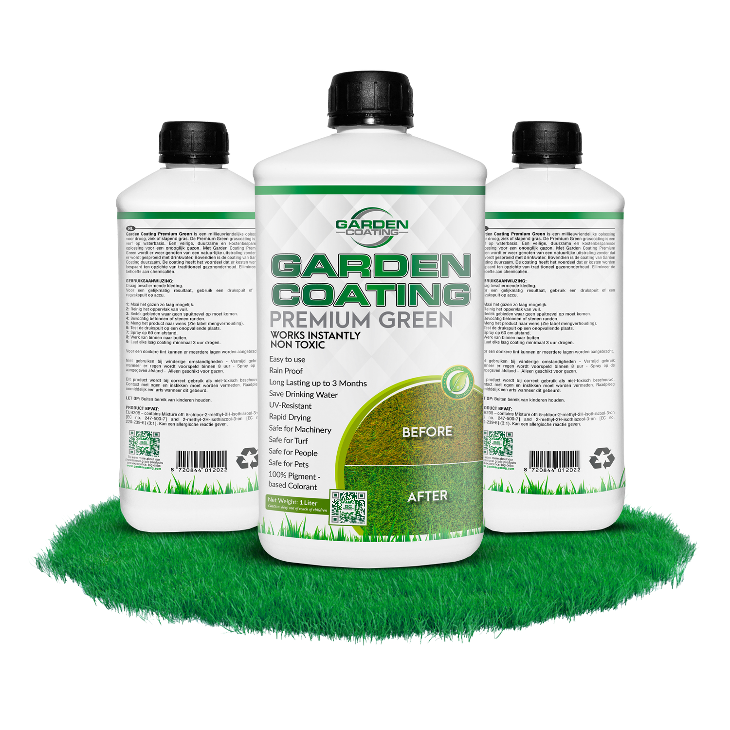 Garden Coating premium green grass paint concentrate for lawn 1 liter
